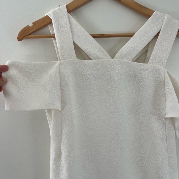 Sandro Paris White Mini Dress - Small - Picture 2 of 8